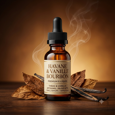 Havane & Vanille Bourbon - E-liquide Tabac Gourmand 10ml
